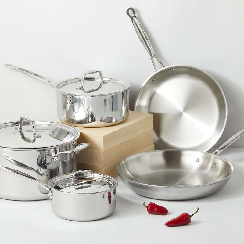 Goldilocks Cookware Set Plus, 8 Piece (GLD-CKW-PC08-3)
